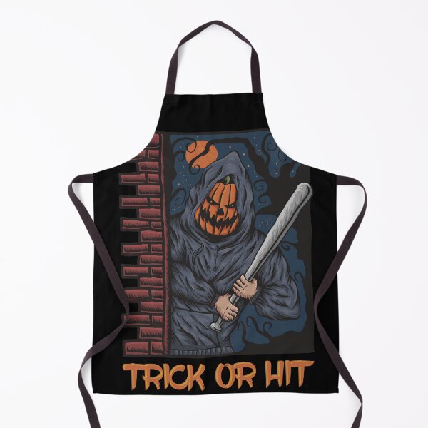 Item preview, Trick or hit halloween scary pumpkin design designed and sold by reka88.