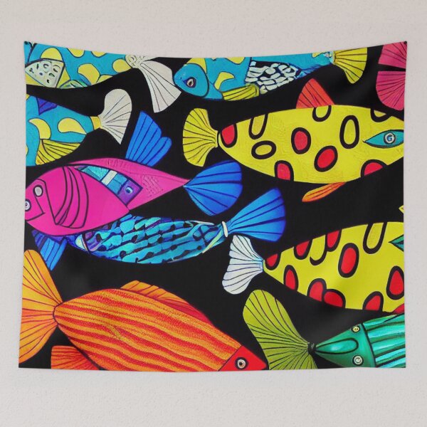 Item preview, Fishes pattern designed and sold by XanaduTheater.