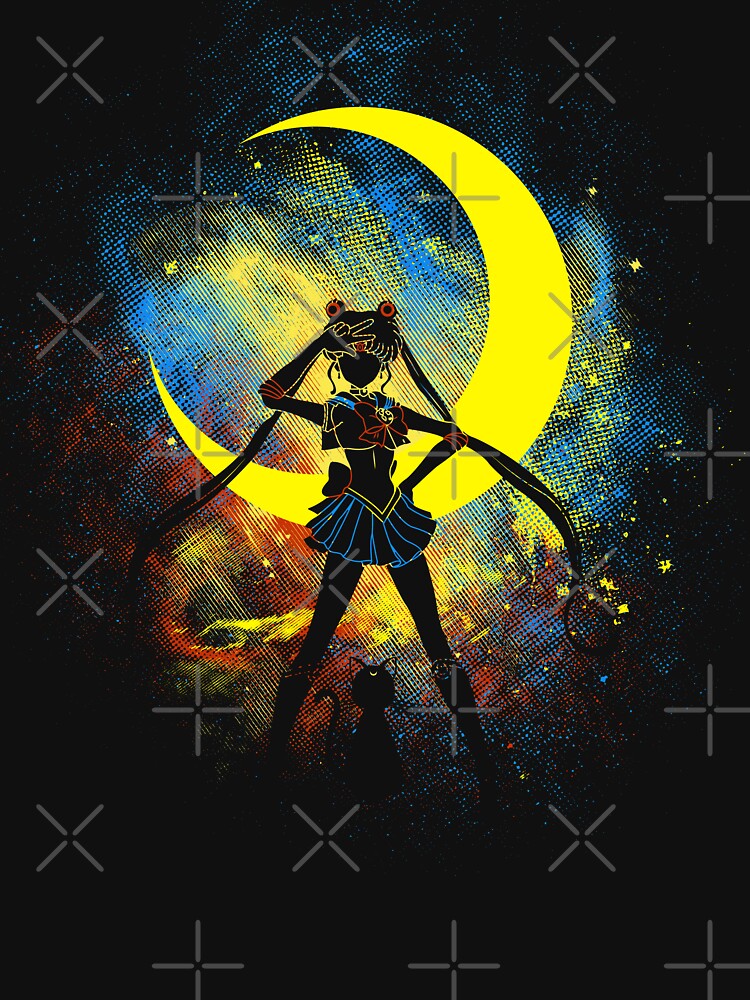 Thumbnail 7 of 7, Essential T-Shirt, Moon Art designed and sold by Donnie Art.
