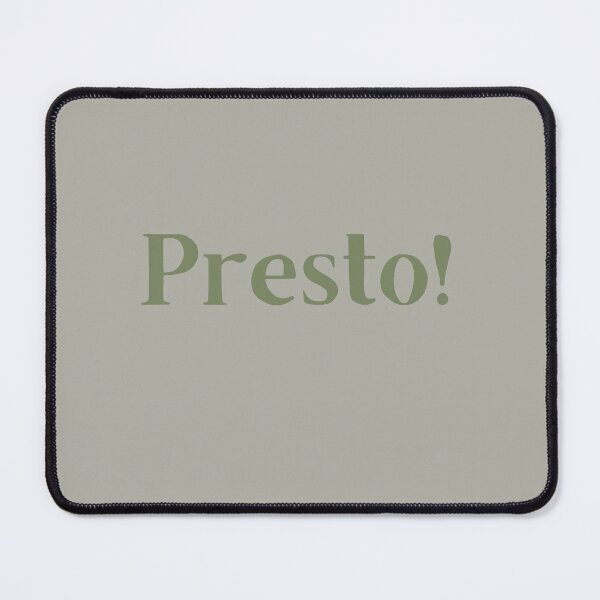 Item preview, Presto! italian word design designed and sold by Mirochan80.