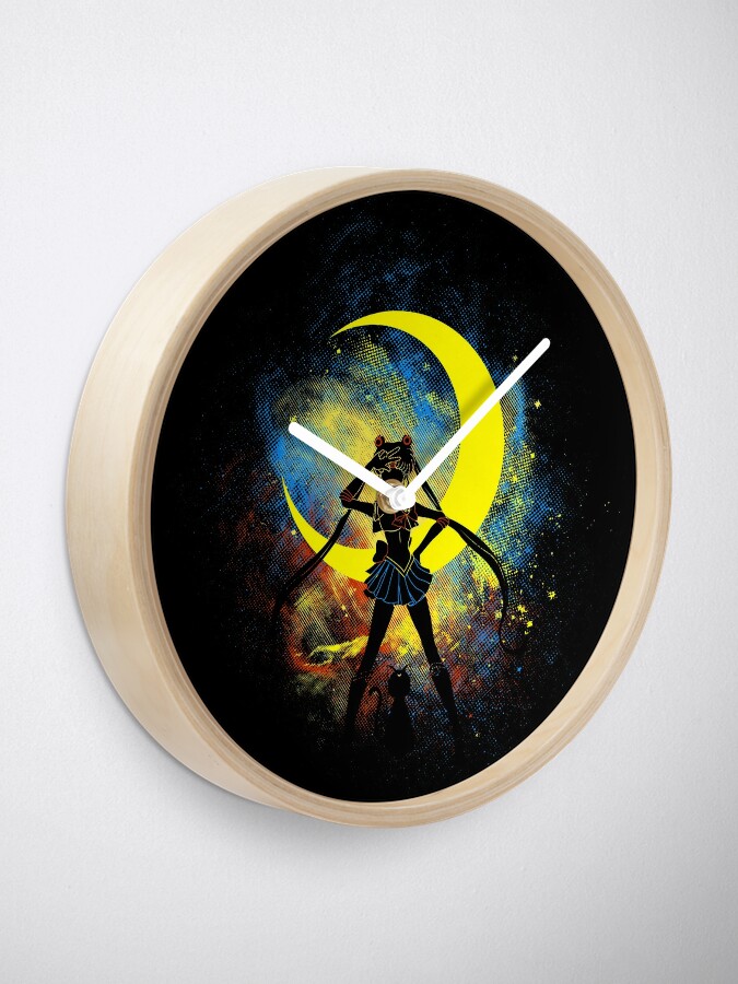 Alternate view of Moon Art Clock