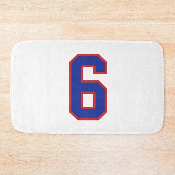Item preview, Number 6 blue red sports jersey six designed and sold by LoveIsColorful.