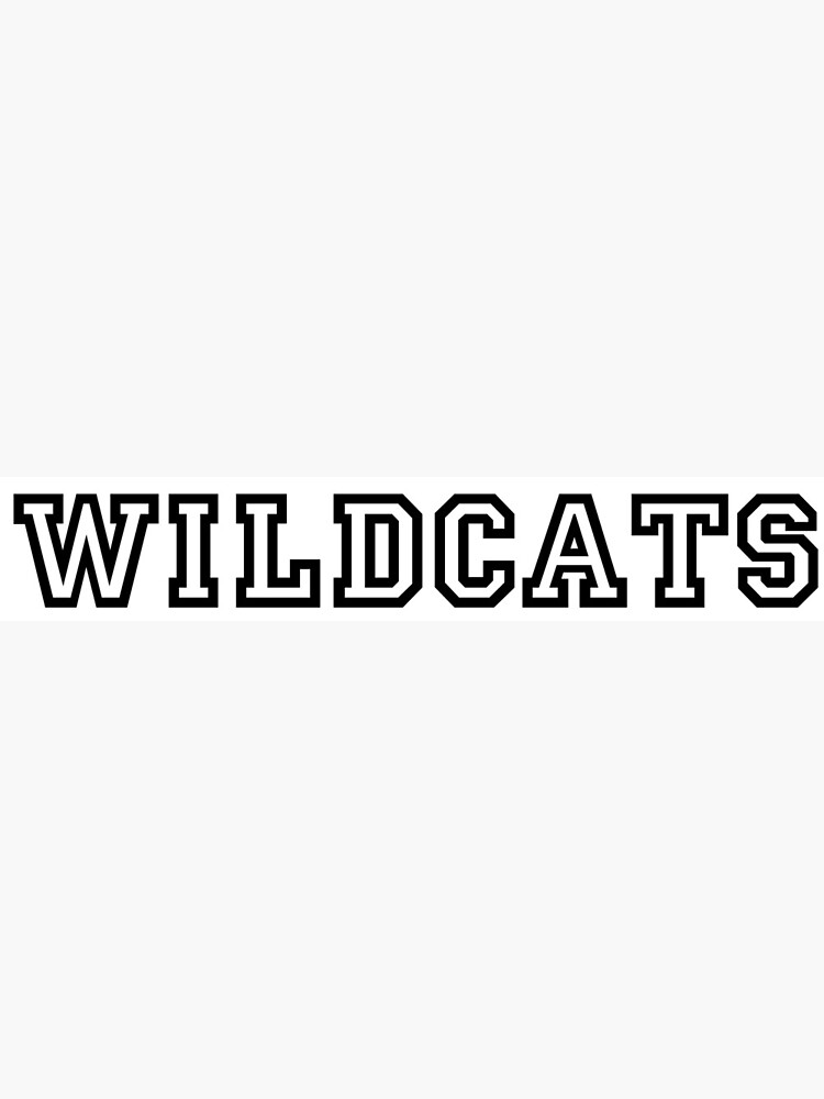 Wildcats (High School Musical) Postcard for Sale by Karen Cho