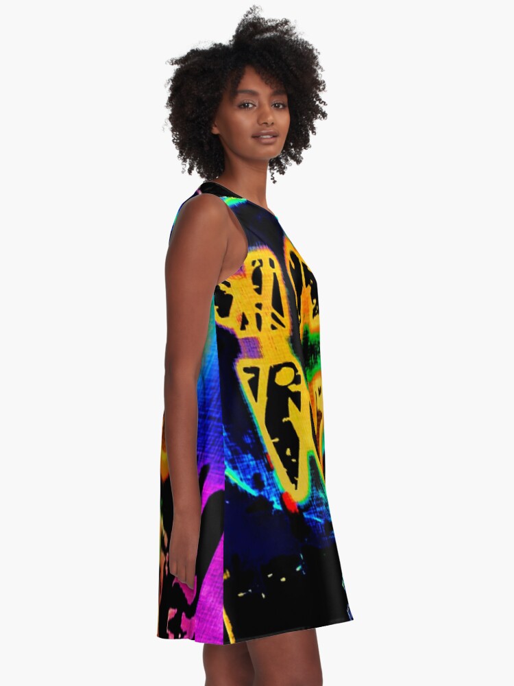 Thumbnail 2 of 4, A-Line Dress, KC Spectrum designed and sold by kinkatstyle.