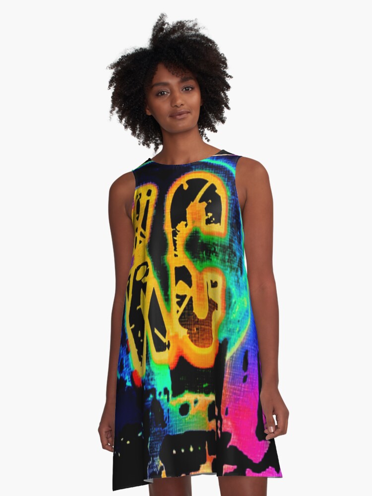Thumbnail 1 of 4, A-Line Dress, KC Spectrum designed and sold by kinkatstyle.