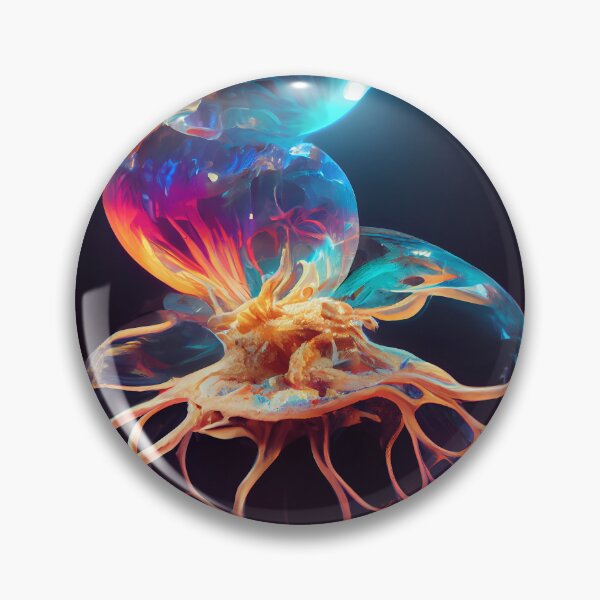 Item preview, Outer space jellyfish with galactic galaxy nebula designed and sold by PM-Artistic.