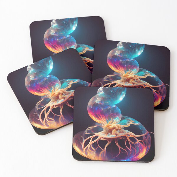Item preview, Outer space jellyfish with galactic galaxy nebula designed and sold by PM-Artistic.