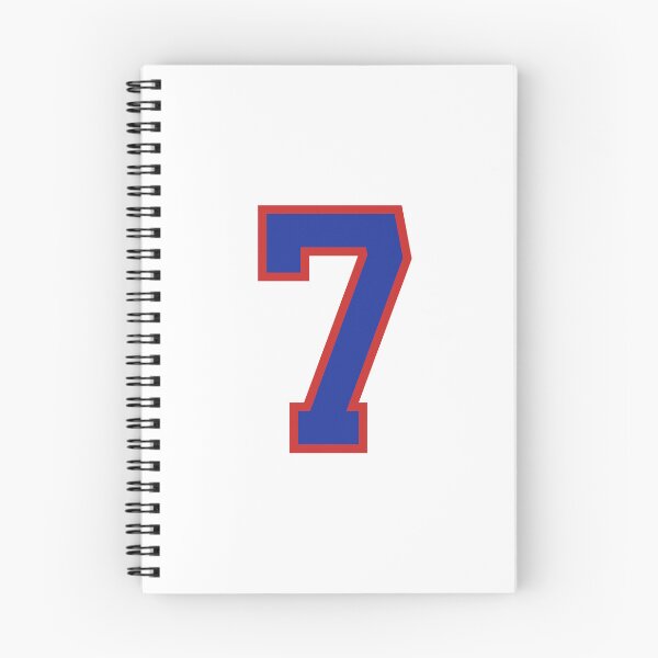 Item preview, Number 7 blue red sports jersey seven designed and sold by LoveIsColorful.