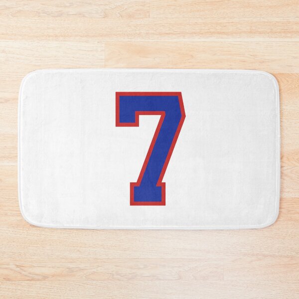 Item preview, Number 7 blue red sports jersey seven designed and sold by LoveIsColorful.