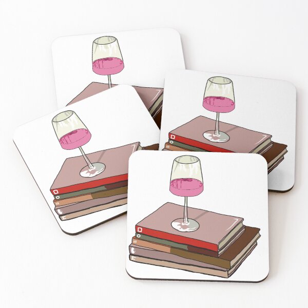 Item preview, Me time with rose wine and books  designed and sold by kikachu03.
