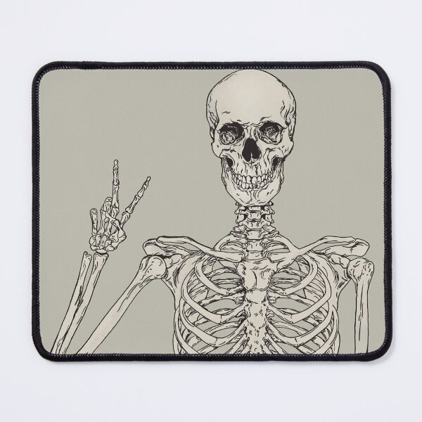 Item preview, Halloween Scary evil pumpkin funny pumpkin head Human Skeleton Halloween Art Ghosts Anatomically Anatomy Minimalist Hand Posting  designed and sold by thanyaj.