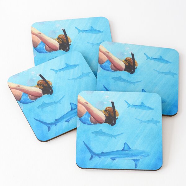 Item preview, Girl watching sharks designed and sold by BeefStroganof.