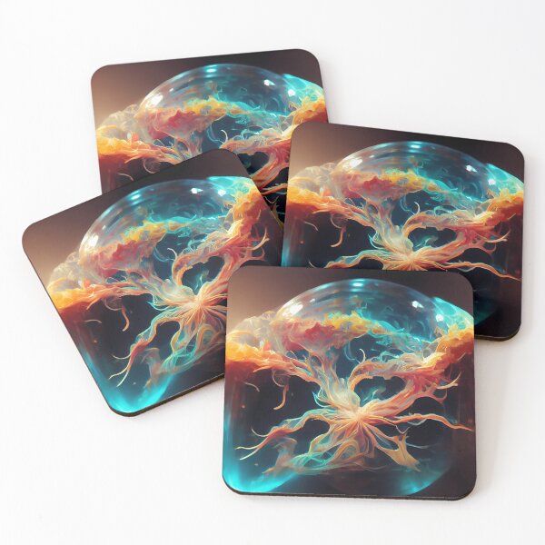Item preview, Outer space jellyfish with galactic galaxy nebula designed and sold by PM-Artistic.