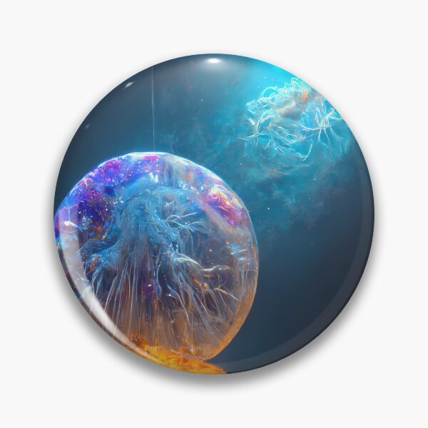 Item preview, Outer space snow globe jellyfish and galaxy nebula designed and sold by PM-Artistic.