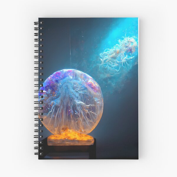 Item preview, Outer space snow globe jellyfish and galaxy nebula designed and sold by PM-Artistic.
