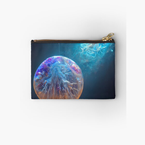 Item preview, Outer space snow globe jellyfish and galaxy nebula designed and sold by PM-Artistic.