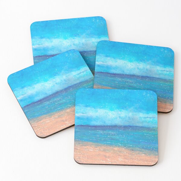 Item preview, Lignano Sabbiadoro #1, Italy - Oil Pastel Painting / Landscape / Seascape Art designed and sold by COTT-Art.