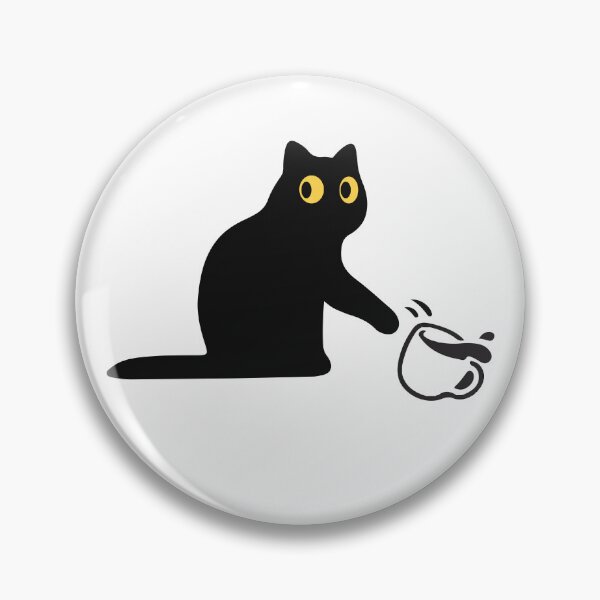 Item preview, Cat Knocking Off Coffee designed and sold by chillaxcats.