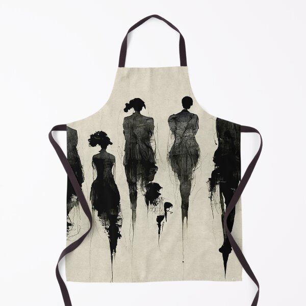 Item preview, Abstract Art of Human Silhouettes - Created by Artificial Intelligence designed and sold by Created-by-AI.