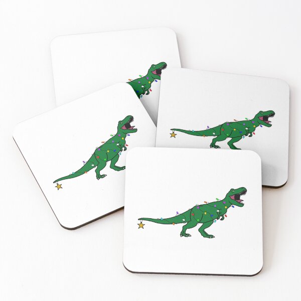 Item preview, Merry ReXmas - Dinosaur Christmas Tree designed and sold by EmmaAtTheMovies.