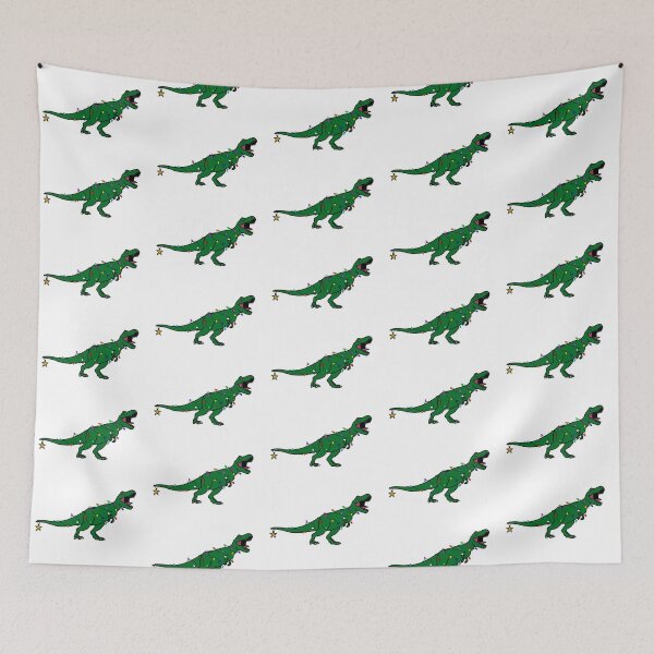 Item preview, Merry ReXmas - Dinosaur Christmas Tree designed and sold by EmmaAtTheMovies.