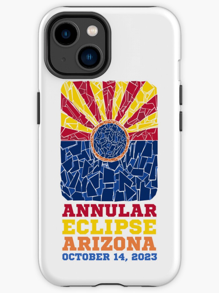 Thumbnail 1 of 4, iPhone Case, Arizona Annular Eclipse 2023 designed and sold by Eclipse2024.