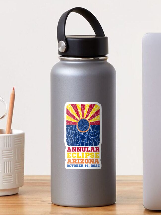 Thumbnail 1 of 3, Sticker, Arizona Annular Eclipse 2023 designed and sold by Eclipse2024.