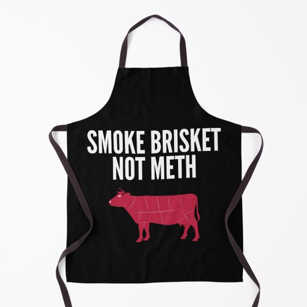 Item preview, Smoke Brisket Not Meth Funny Grilling Joke designed and sold by diip.