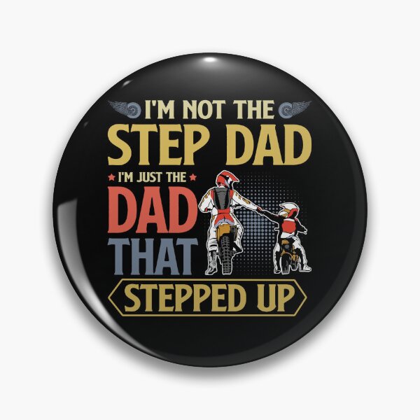 Item preview, Step Dad Stepped Up Stepfather Funny Quote Gift Present For Father designed and sold by hanryhodaky80.