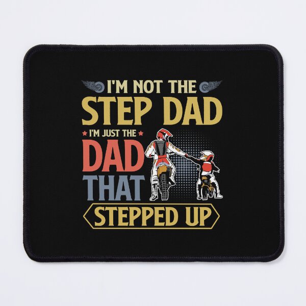 Item preview, Step Dad Stepped Up Stepfather Funny Quote Gift Present For Father designed and sold by hanryhodaky80.
