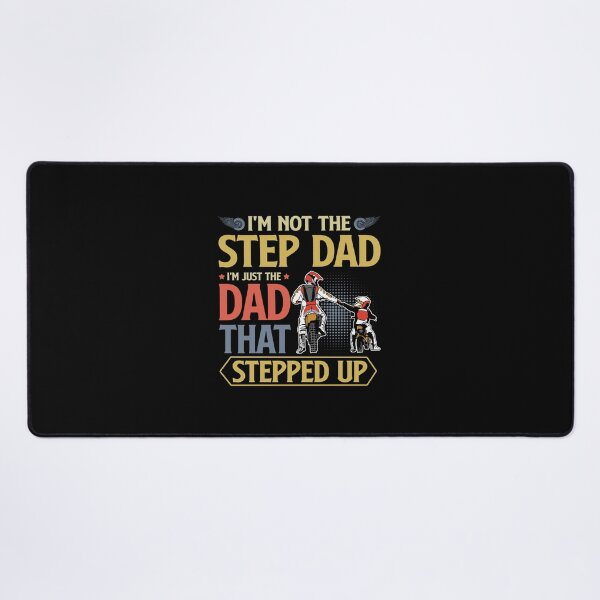 Item preview, Step Dad Stepped Up Stepfather Funny Quote Gift Present For Father designed and sold by hanryhodaky80.