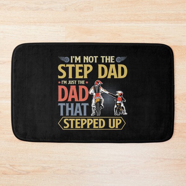 Item preview, Step Dad Stepped Up Stepfather Funny Quote Gift Present For Father designed and sold by hanryhodaky80.
