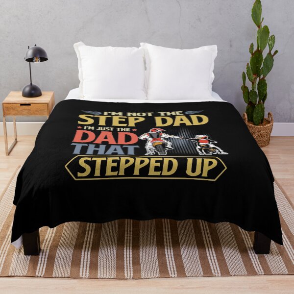 Item preview, Step Dad Stepped Up Stepfather Funny Quote Gift Present For Father designed and sold by hanryhodaky80.
