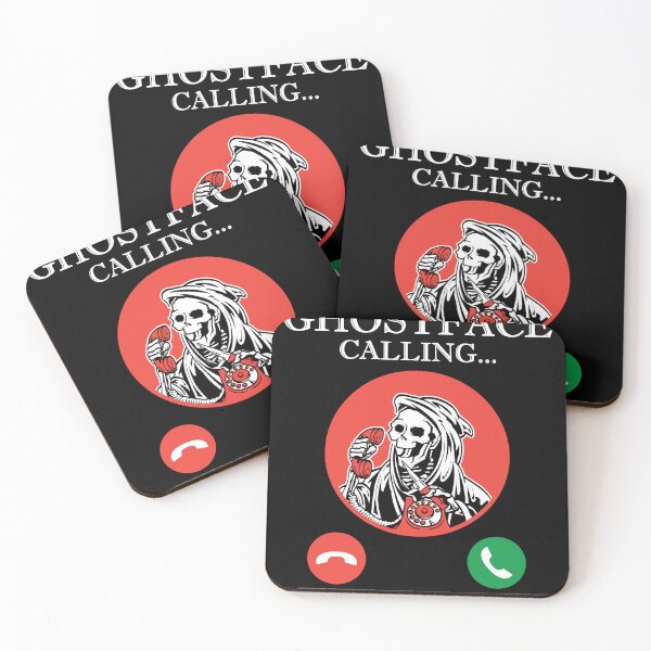 Item preview, Ghostface calling, funny skeleton ghost call  designed and sold by reka88.