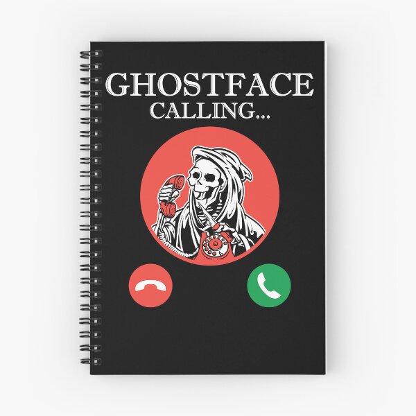 Item preview, Ghostface calling, funny skeleton ghost call  designed and sold by reka88.