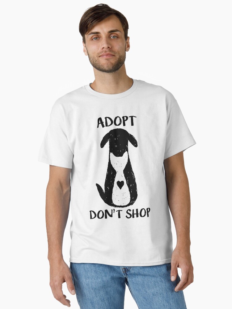 Thumbnail 2 of 7, Classic T-Shirt, Adopt don't shop designed and sold by zkadhyaa.