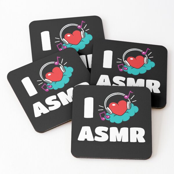 Item preview, I Love ASMR Heart Headphone designed and sold by MooonTees.