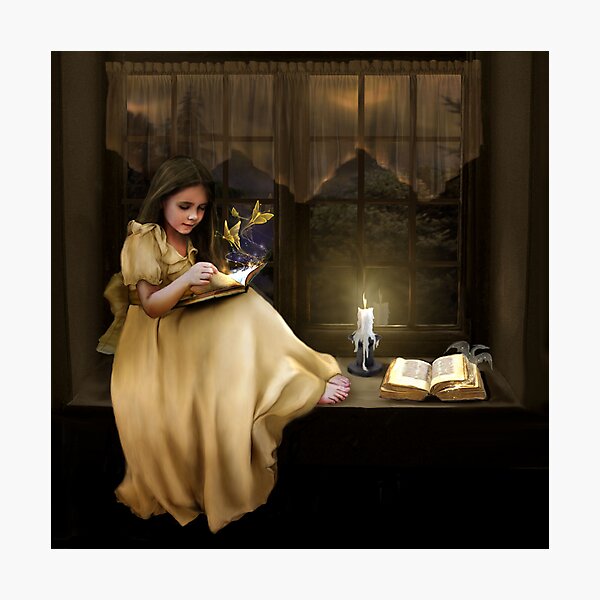 The Magic of Books Photographic Print