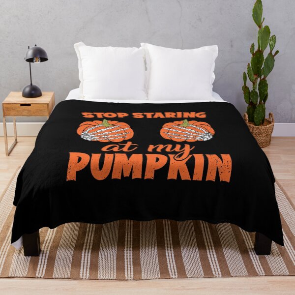 Item preview, Stop Staring At My Pumpkin Halloween designed and sold by hanryhodaky80.