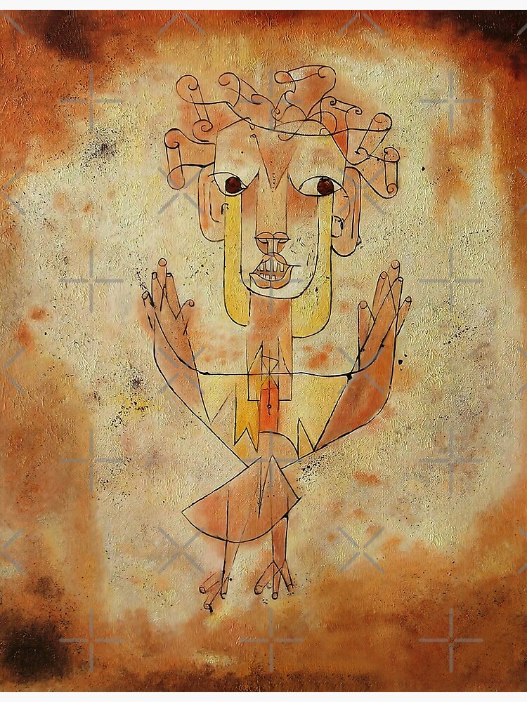 Paul Klee Angelus Novus New Angel , Paul Klee Bauhaus ,Paul Klee 