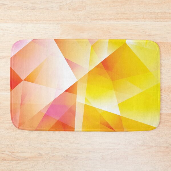 Item preview, Geometry Abstract Yellow & Pink designed and sold by Rainbows Galore.