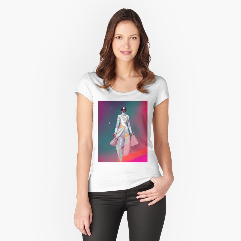 Futuristic Space Age Fashion Concept Metal Print for Sale by AVisionInPink