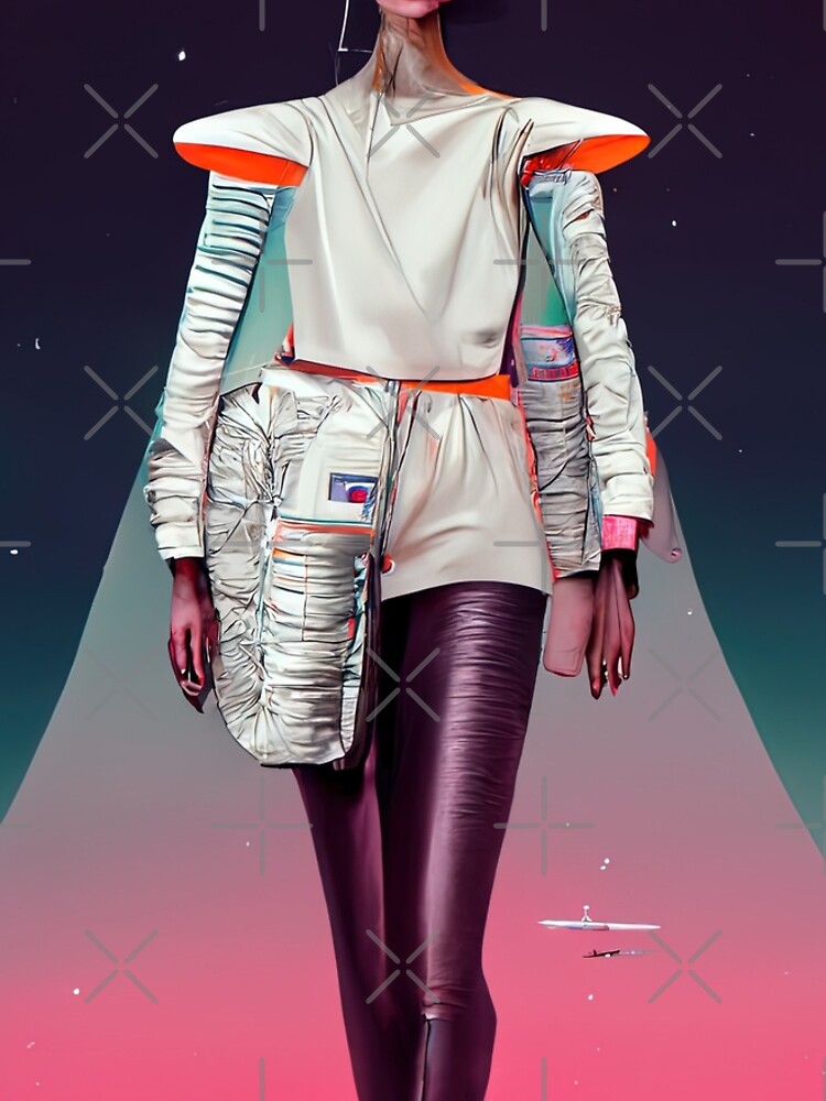 Futuristic Space Age Fashion Concept Art Print for Sale by AVisionInPink