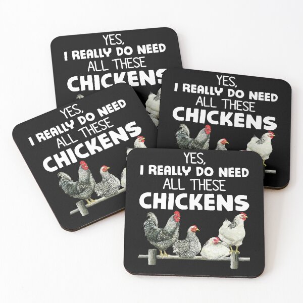Item preview, Yes I Really Do Need All These Chickens designed and sold by SunsetGloww.
