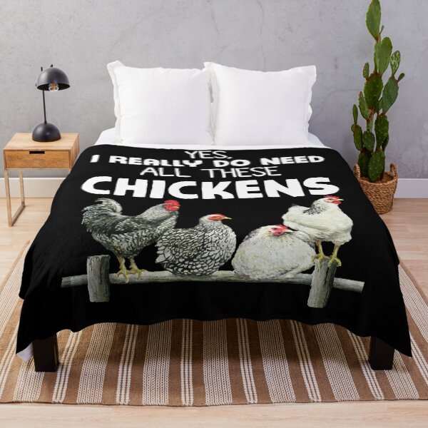 Item preview, Yes I Really Do Need All These Chickens designed and sold by SunsetGloww.