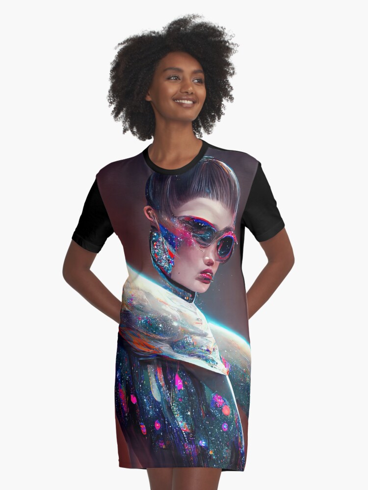 Futuristic Space Age Fashion Concept Art Print for Sale by AVisionInPink