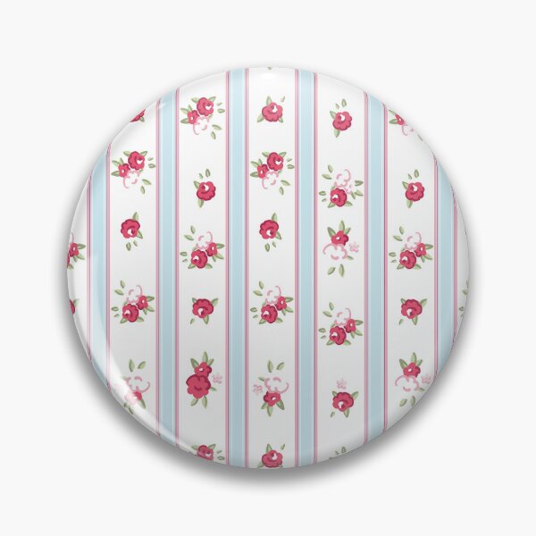Item preview, English Roses Wallpaper Pattern on Blue designed and sold by Rainbows Galore.