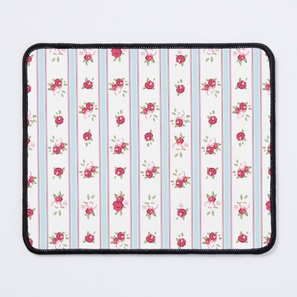 Item preview, English Roses Wallpaper Pattern on Blue designed and sold by Rainbows Galore.