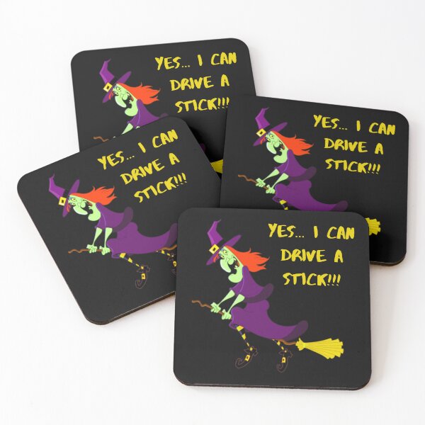Item preview, Yes...I can drive a stick!!! A humorous design to celebrate Halloween designed and sold by ditzy-designs.
