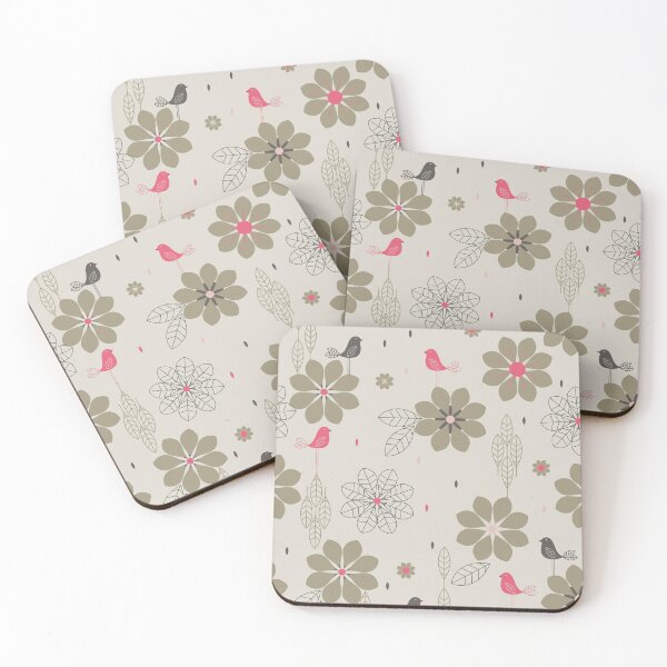 Artikelvorschau, Neutral & Pink Birdies entworfen und verkauft von Rainbows Galore.